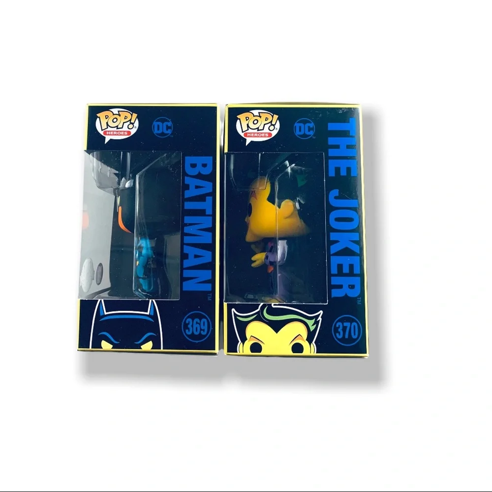 Funko Pop! Black Light Batman & Joker Special Edition! Both Ship In Protectors! - Picture 11 of 13